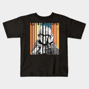 Leslie Jordan Retro Vintage Kids T-Shirt